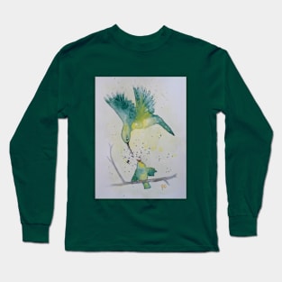 Australian Sunbirds Bird Painting Long Sleeve T-Shirt